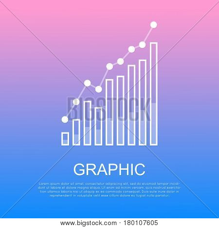 Column Chart Design Rise Power Graphic Rising Column Vector & Photo (Free Trial) | Bigstock