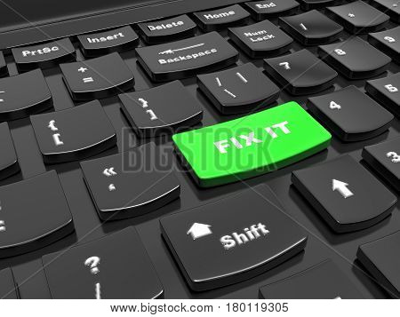 Button on the keyboard - to fix up, fix it - the help concept in addressing the problems and challenges