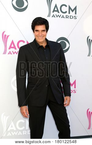 LAS VEGAS - APR 2:  David Copperfield at the Academy of Country Music Awards 2017 at T-Mobile Arena on April 2, 2017 in Las Vegas, NV