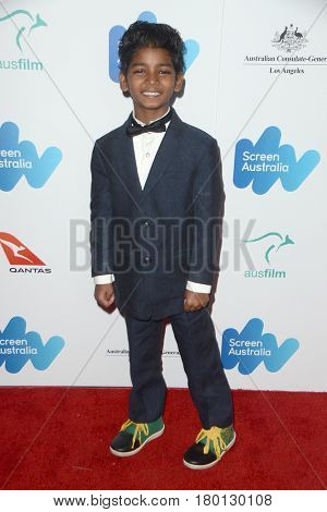 LOS ANGELES - FEB 24:  Sunny Pawar at the Screen Australia and Australians in Film Oscar Nominees Reception at Four Seasons Hotel on February 24, 2017 in Beverly Hills, CA