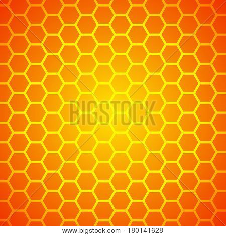 Hexagons honeycomb background abstract science design vector illustration