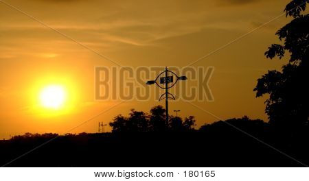 Solnedgang