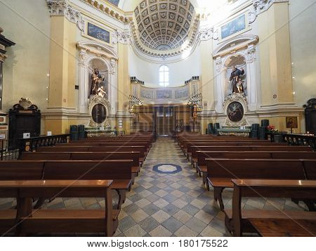 Monte Cappuccini Church In Turin