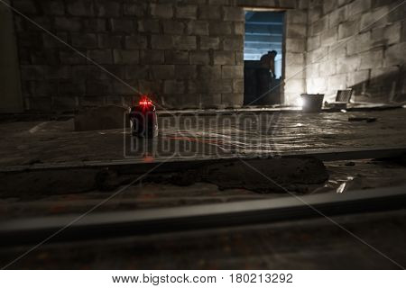 the of shot in studio being repaired