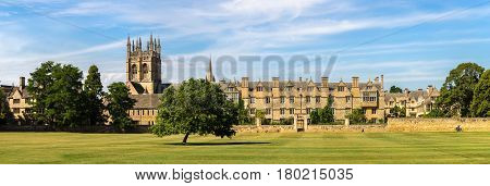 Merton College Oxford University Oxford Oxfordshire England United Kingdom