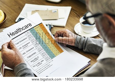 Blood Cholesterol Report Test Healthcare