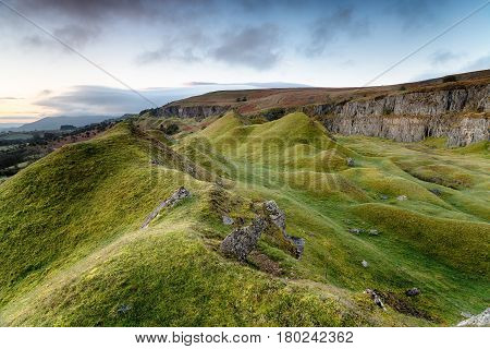 Llangattock Escarpment In The Brecon Beacons