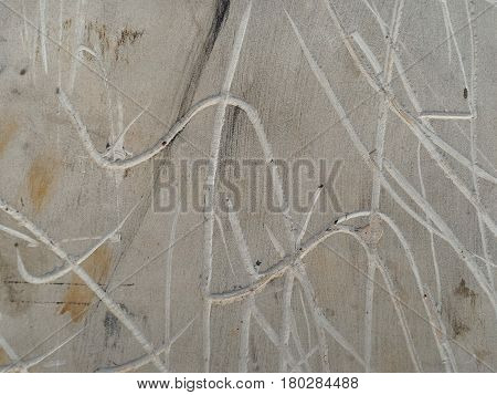 Detail scratch on cement wall for background