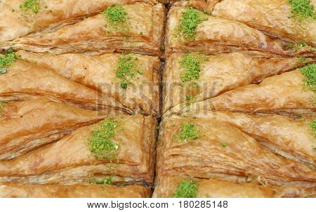 Baklava Cookies In Retail Market Display