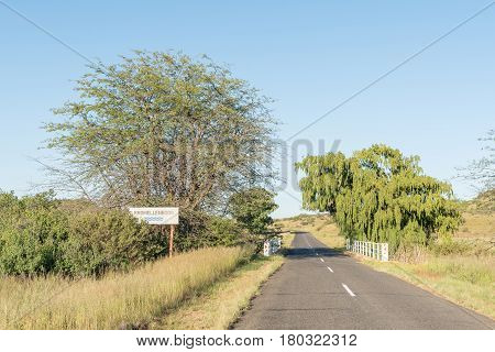 A road bridge on the road betweenTrompsburg and Philippolis in the Southern Free State Province