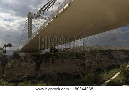 Bridge Of The Bimillennial In Elche, Spain.