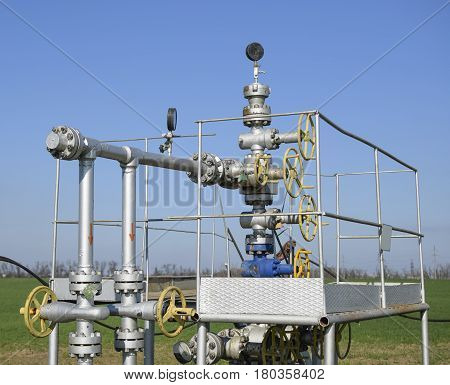 The Equipment And Technologies On Oil Fields. Oil Well