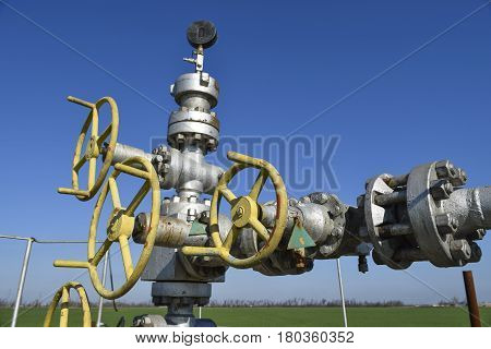 The Equipment And Technologies On Oil Fields. Oil Well