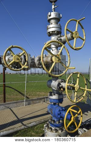 The Equipment And Technologies On Oil Fields. Oil Well