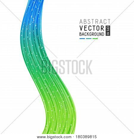 Abstract Background with Bright Gradient Vertical Wave Lines. Modern Design for Business Presentation Publications Blank Template Cover.
