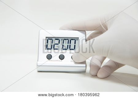 Timer Laboratory Equipment Testing Couting  Dow Of Time.