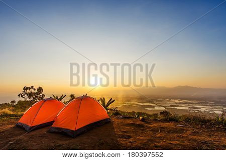 View point at Doi Sa-Ngo Chiang Sean Chiang Rai Province Thailand.