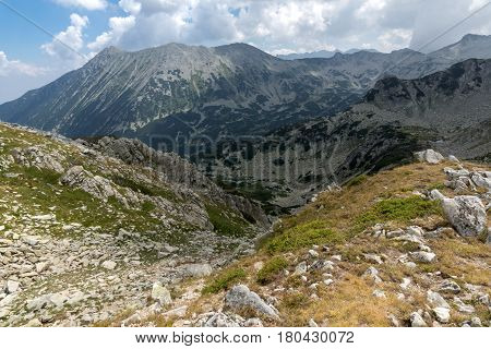Amazing Panorama from Banderitsa pass, Pirin Mountain, Bulgaria