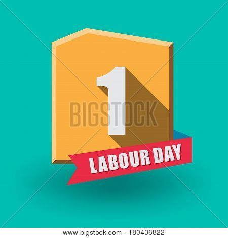 1 May Labour Day Greeting Card Or Background.