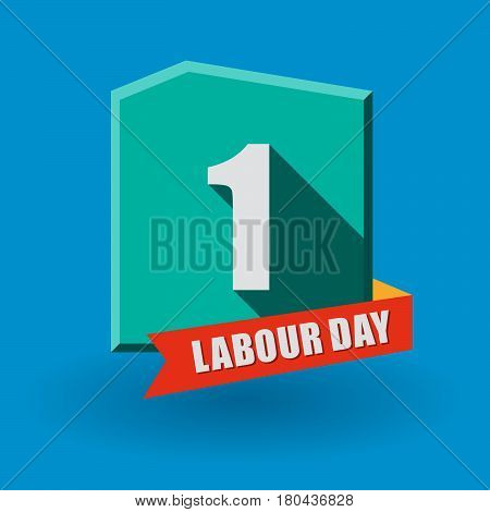 1 May Labour Day Greeting Card Or Background.