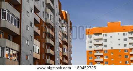 Apartment buildings, residential area, public housing, housing estate, high-rise building,