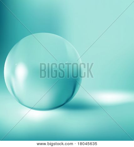 Boule en verre 3D