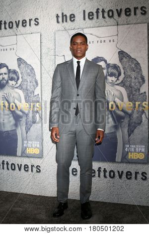 LOS ANGELES - APR 4:  Jovan Adepo at the Premiere Of HBO's 