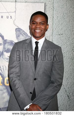 LOS ANGELES - APR 4:  Jovan Adepo at the Premiere Of HBO's 