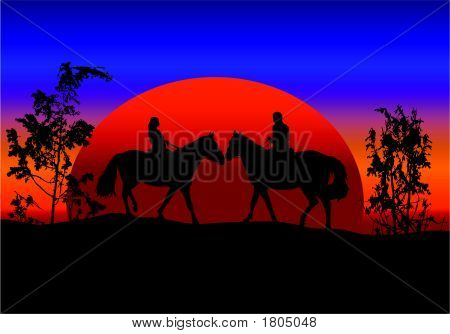 พระอาทิตย์ตกโรแมนติก