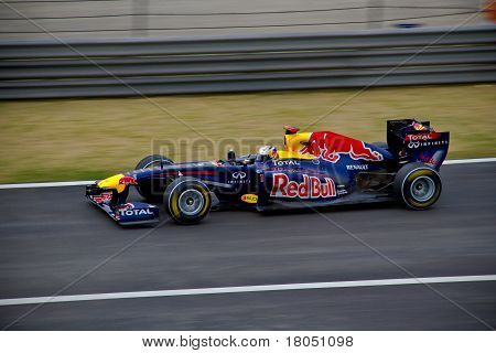 Sebastian Vettel på Shanghai International Circuit 2011