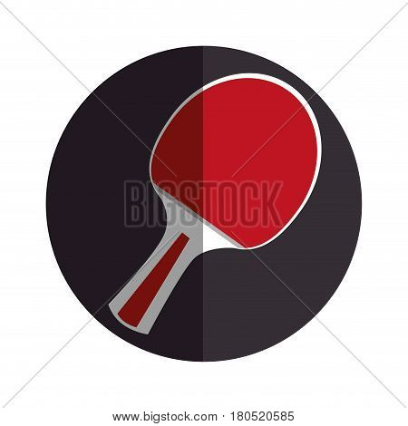 ping pong rackets equipment vector illustration design