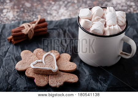 breakfast for his girlfriend and cinnamon sticks.