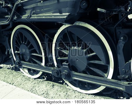 Details Of Polish Steam Locomotive.