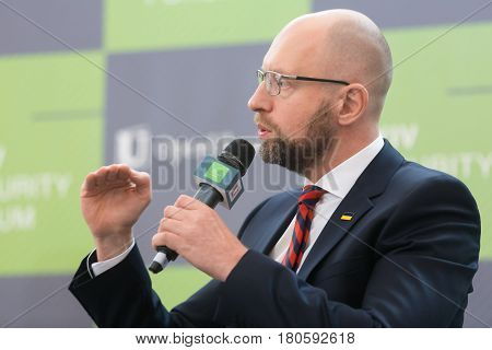 Arseniy Yatsenyuk During 10Th Kyiv Security Forum