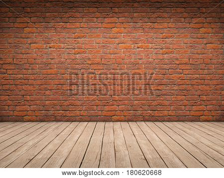Brick And Wood Room