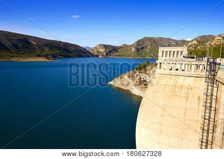 Loriguilla Pantano swamp reservoir in Serranos area of Valencia Spain