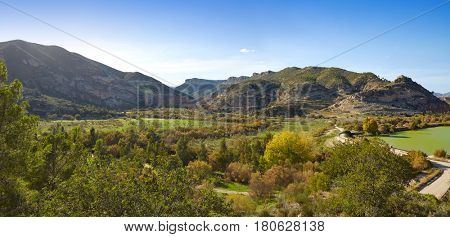 Domeno reservoir in Valencia of Spain Serranos area