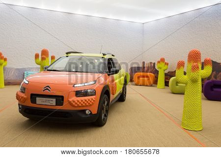 Citroen C4 Cactus At Fuorisalone 2017 In Milan, Italy