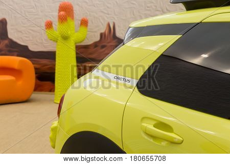 Citroen C4 Cactus At Fuorisalone 2017 In Milan, Italy