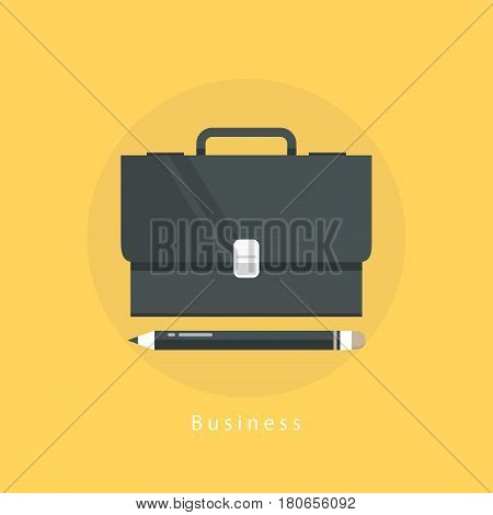 Job and career, freelance work, business management flat vector illustration design. Design agency, business portfolio, professional orientation, training and course design for mobile and web graphics
