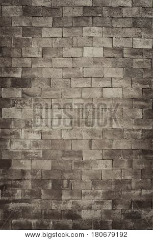 vintage brick wall in decoration architecture for the design background.