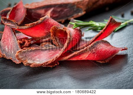 Armenian Basturma. Beef Cured And Spice
