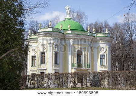 Hermitage Pavilion In English Landscape Garden Of Kuskovo. Built In 1765—1767. Moscow, Russia.