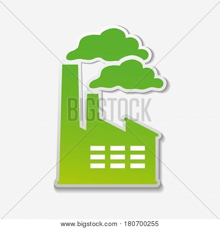 Factory Icon Isolated