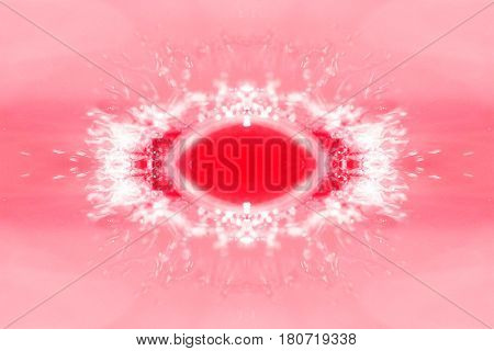 Abstract elegant patterns creating a symmetrical texture when photographing natural elements using mirrors