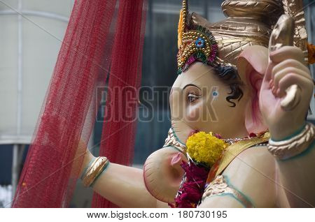 Lord Ganesha Procession Six: Procession of Lord Ganesha on Anant Chaturdashi Day.