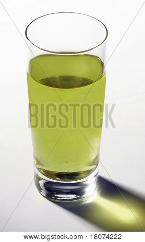 glass of green tea