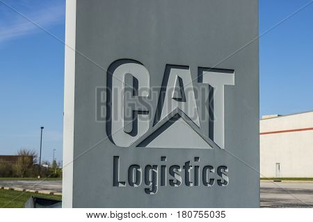 Lafayette - Circa April 2017: Caterpillar Lafayette Logistics Service Center. Cat Logistics Provides