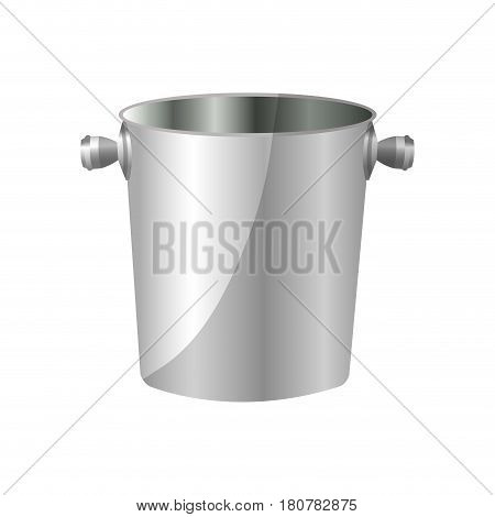 wine cooler icon over white background. colorful design. vector illustration