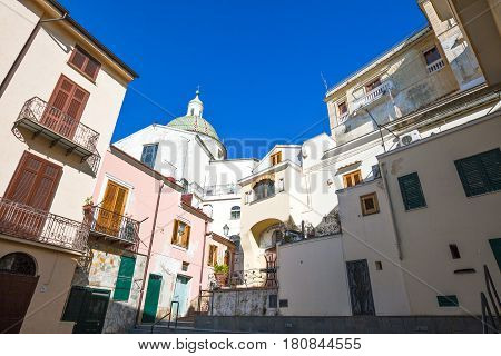 Italy Amalfitana Coast Cetara architectures of the old town